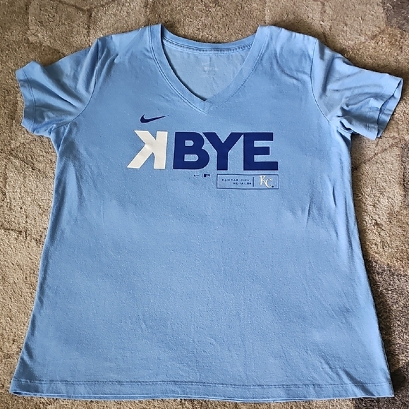 Nike Light Blue KC Royals T-Shirt - Picture 1 of 2
